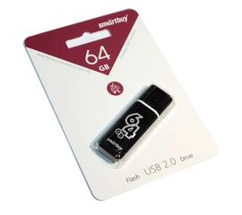 USB накопитель 64 GB Smart Buy Glossy Series Black - Сервис Плюс Рус