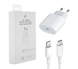 Комплект кабель + СЗУ Type-C Lighting 12W - Сервис Плюс Рус