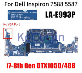 Материнская плата для ноутбука DELL G7 7588 (LA-E993P) i7, GTX1050 - Сервис Плюс Рус