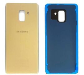 Задняя крышка для Samsung A8 Plus 2018 (A730F) Gold золотая - Сервис Плюс Рус