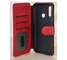 Чехол книжка для Honor 10i / 20i / P Smart Plus 2019 (магнитная застежка, красный) - Сервис Плюс Рус