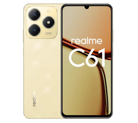 Смартфон realme C61 6/128, золотой Realme - Сервис Плюс Рус