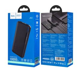 Внешний аккумулятор (Power Bank) J82 10000 mAh HOCO черный - Сервис Плюс Рус