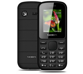 Мобильный телефон Texet TM-130, черный teXet - Сервис Плюс Рус