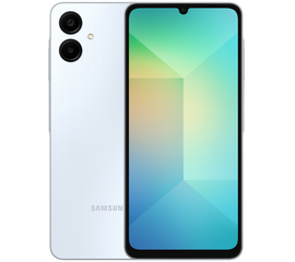 Смартфон Samsung Galaxy A06 4/128GB, светло-синий (Акционный товар) Samsung - Сервис Плюс Рус