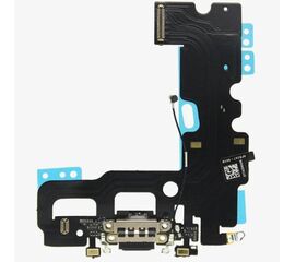 Нижний шлейф iPhone 7 с комп. + разъем зарядки + микрофон (черный) (ORIG) Apple - Сервис Плюс Рус