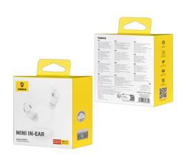 Наушники Bluetooth WM01 (NGTW370002) Baseus, белые Baseus - Сервис Плюс Рус