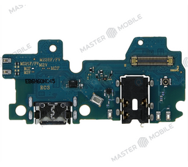 Нижняя плата для Samsung Galaxy M32 c разъемом зарядки - Сервис Плюс Рус