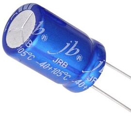 Конденсатор электролитический алюминиевый 3300мкФ, 16В, 105&deg;C, 20%, 13x25мм P:5мм - Сервис Плюс Рус