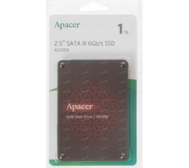 Твердотельный накопитель, SSD 2.5" SATA Apacer AS350X 1Тб - Сервис Плюс Рус