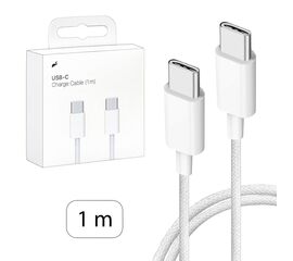 Кабель Type-C на Type-C для iPhone / iPad 60W ORG IC белый (1м) - Сервис Плюс Рус