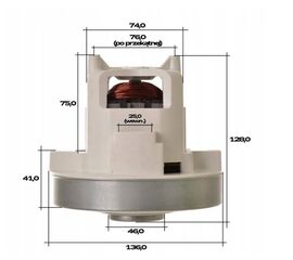 Двигатель пылесоса Miele MRG 410-42/2 1400 Вт Miele - Сервис Плюс Рус