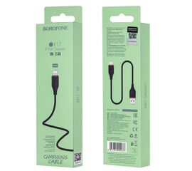 Кабель BX17 USB Lightning 1M Borofone черный Borofone - Сервис Плюс Рус