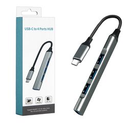 HUB Type-C to 4 Ports USB Model:OT-9701 - Сервис Плюс Рус