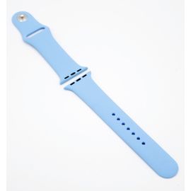 Силиконовый ремешок Sport Band 42мм \ 44мм для Apple Watch (Светло-Голубой) - Сервис Плюс Рус