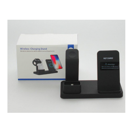 Беспроводное зарядное устройство NEW 3 в 1 функция быстрой зарядки 10W Apple - Сервис Плюс Рус