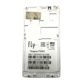 Fly Stratus 1 (FS401) Рамка дисплея (Белый) (org.) Fly - Сервис Плюс Рус