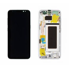 Samsung Galaxy S8 G950F Дисплей в сборе с тачскрином c рамкой (Original) (Черный) - Сервис Плюс Рус