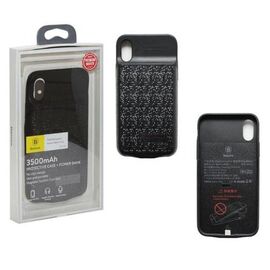 Чехол с доп.аккумулятором 3500 mAh iPhone X/XS Baseus черный - Сервис Плюс Рус