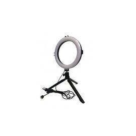 Кольцевая светодиодная лампа SL-208 со штативом, без держателя для телефона, диаметр лампы - 20 см - Сервис Плюс Рус