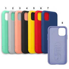 Чехол силиконовый iPhone 12 Mini (5.4) NANO 2.0 mm (с магнитом) С LOGO - зеленый №1 - Сервис Плюс Рус