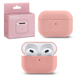 Силиконовый чехол Silicone Case для AirPods 3, Розовый - Сервис Плюс Рус