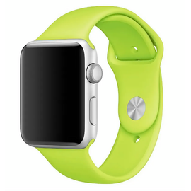 Силиконовый спортивный ремешок для Apple Watch (series 1-6) 38/40mm - Green (№11) - Сервис Плюс Рус
