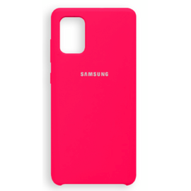 Чехол Samsung A71 Silicone Cover розовый №5 - Сервис Плюс Рус
