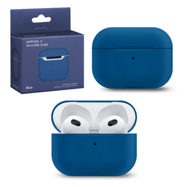 Силиконовый чехол Silicone Case для AirPods 3, Синий - Сервис Плюс Рус