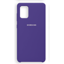 Чехол Samsung A71 Silicone Cover пурпурно-синий №9 - Сервис Плюс Рус