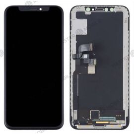 Дисплей для Apple iPhone X (в сборе с тачскрином) (черный) (Oled HH) - Сервис Плюс Рус