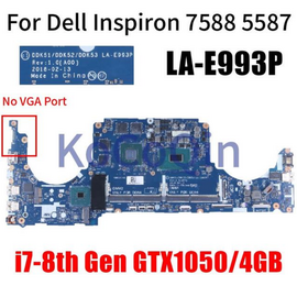 Материнская плата для ноутбука DELL G7 7588 (LA-E993P) i7, GTX1050 - Сервис Плюс Рус