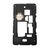 Nokia 501 Dual Sim (RM-902) Средняя часть корпуса (Черный) (original) Nokia - Сервис Плюс Рус