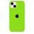 Чехол силиконовый для iPhone 14 Plus (6.7) Silicon Сase - №15 (Салатовый) Apple - Сервис Плюс Рус