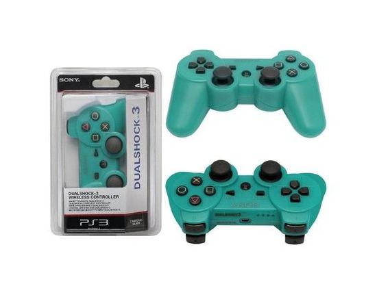 Беспроводной джойстик для Playstation 3 (PS3) (Bluetooth) - Зеленый - Сервис Плюс Рус