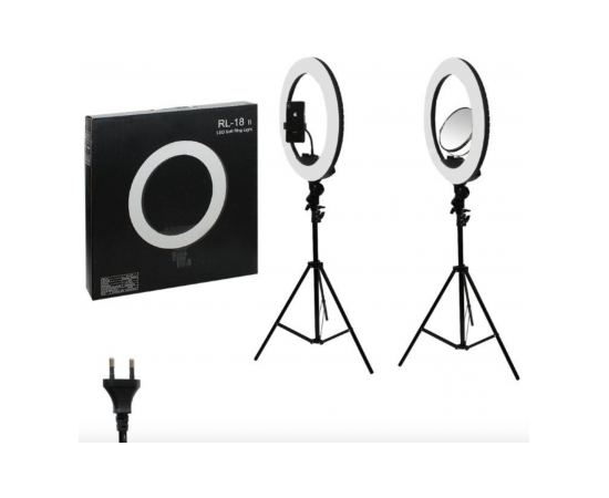 Селфи кольцо на штативе 43CM с зеркалом (3 вида подсветки) - Сервис Плюс Рус