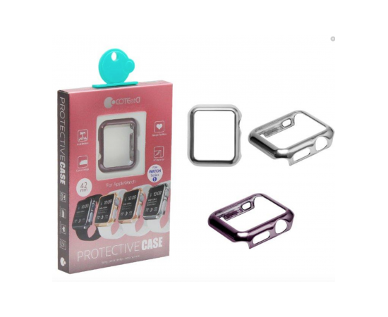 Корпус CS7016 COTEetCI Soft case 42 mm для часов Apple Watch, серебро - Сервис Плюс Рус