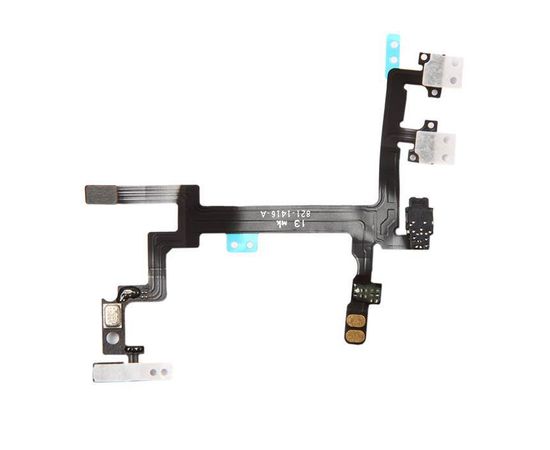 iPhone 5 Шлейф кнопки включения с кнопками громкости и микрофоном (org.) Apple - Сервис Плюс Рус