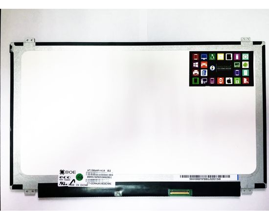 Матрица для ноутбука 15.6" 1366*768 Glossy LED 40 pin Slim NT156WHM-N10 V5.0 (org.) BOE-Hydis - Сервис Плюс Рус