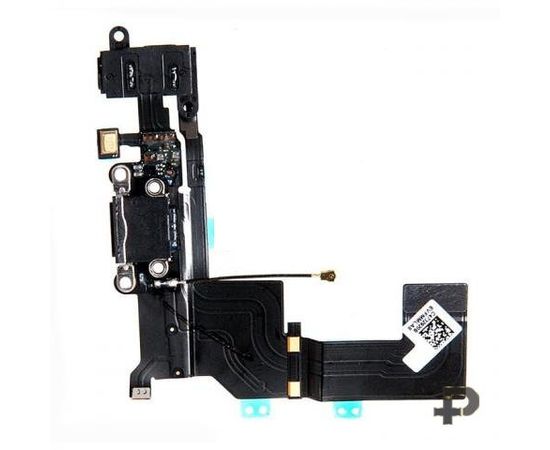 iPhone 5s Разъем питания\микрофона\гарнитуры (шлейф FLC) (черный) (Оригинал) Apple - Сервис Плюс Рус