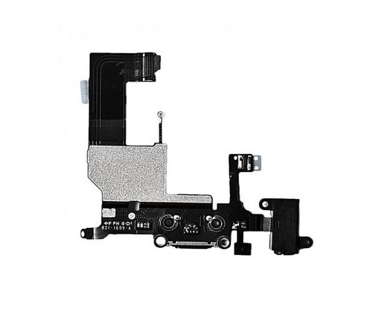 iPhone 5 Разъем питания\микрофона (шлейф FLC)(Черный)(org.) Apple - Сервис Плюс Рус