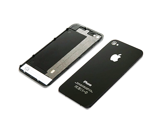 iPhone 4s - Корпус - Задняя панель с рамкой крепления (Черный) (org.) Apple - Сервис Плюс Рус