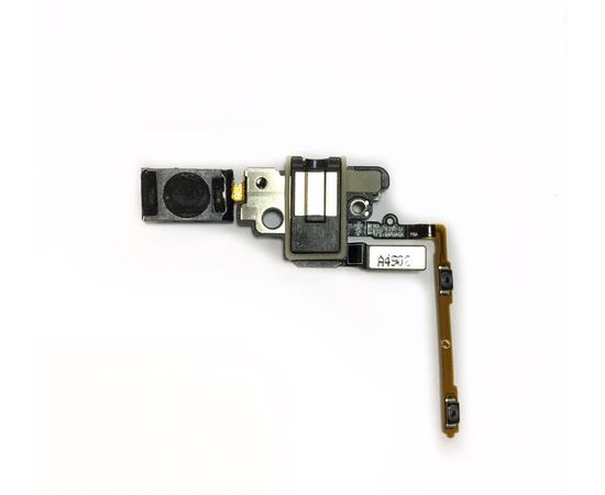 Samsung Galaxy Alpha (SM-G850) Шлейф кнопок громкости в сборе с разъемом гарнитуры и слуховым динамиком (снятый оригинал) Samsung - Сервис Плюс Рус