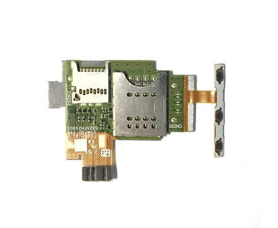 Sony Xperia J (ST26i) Шлейф коннектора SIM и SD-карт и боковых кнопок (org.) Sony - Сервис Плюс Рус