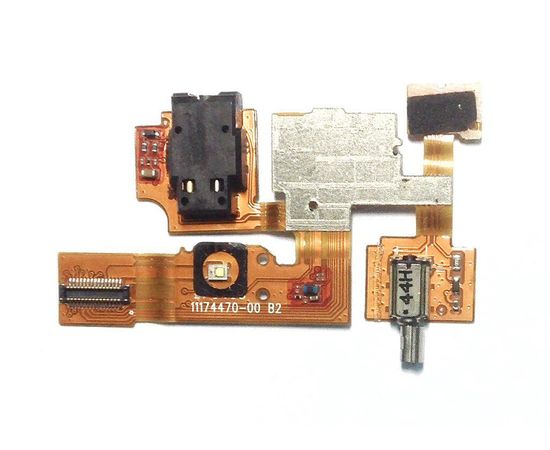 Nokia Lumia 638 4G (RM-1010) Шлейф с разъемом гарнитуры, датчиком света и вибромотором (org.) Nokia - Сервис Плюс Рус