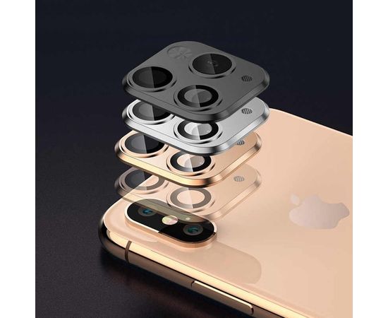 Накладка-муляж для камеры Apple iPhone X / XS / XS Max (апгрейд вида до Apple iPhone 11 Pro / Pro Max) - Зеленый - Сервис Плюс Рус