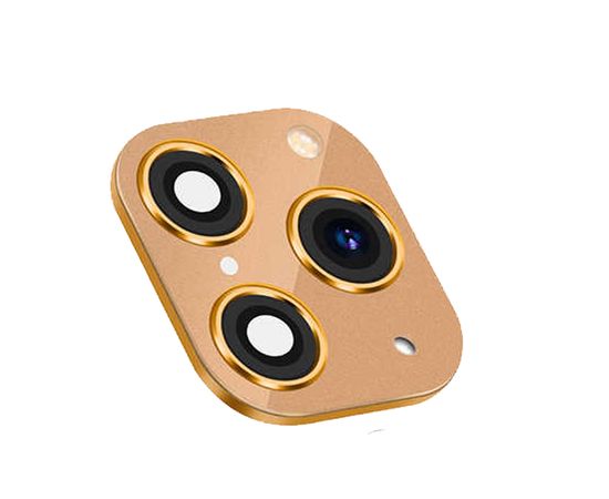 Накладка-муляж для камеры Apple iPhone X / XS / XS Max (апгрейд вида до Apple iPhone 11 Pro / Pro Max) - Золотой - Сервис Плюс Рус