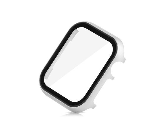 Чехол + защитное стекло 2в1 для Apple Watch 38mm - Белый - Сервис Плюс Рус