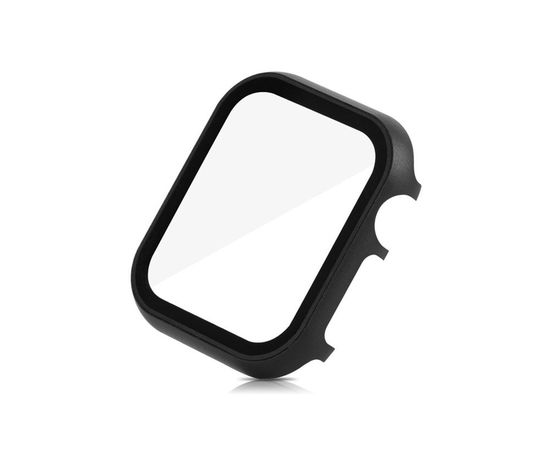 Чехол + защитное стекло 2в1 для Apple Watch 44mm - Черный - Сервис Плюс Рус