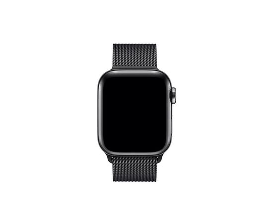 Металлический ремешок (Milanese loop) для Apple Watch 42/44mm - Черный Apple - Сервис Плюс Рус